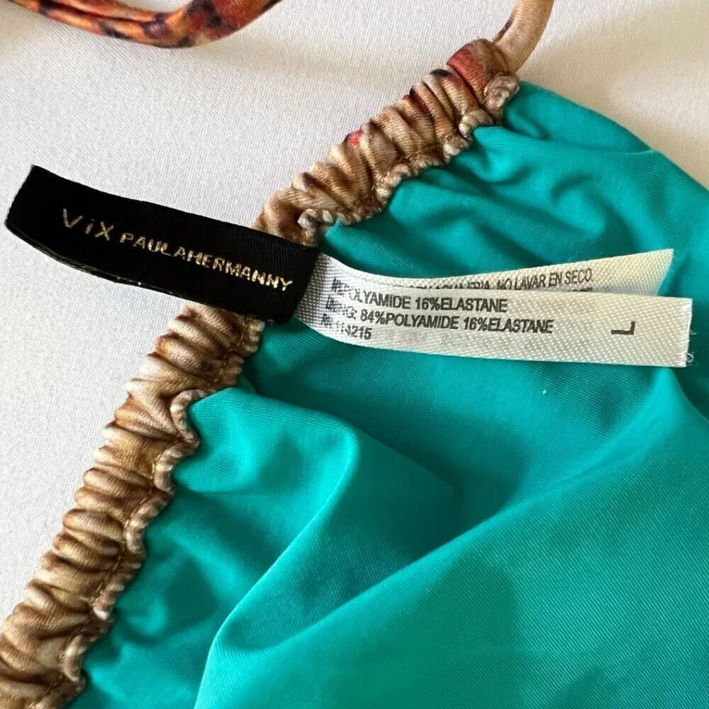 Mismatched Swimsuit 2 Tops, 1 Bottom Very Cheeky Bikini Size Large